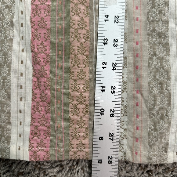 Maggie & Max Woman Plus 2X‎ Button Up Shirt Striped Cuff Sleeve Neutral Relaxed - Picture 8 of 8